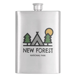 New Forest National Park Hip Flask