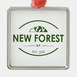 New Forest National Park Metal Tree Decoration