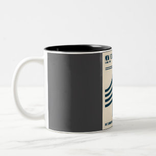 New Forest National Park Retro Travel Art Two-Tone Coffee Mug