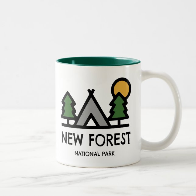 New Forest National Park Two-Tone Coffee Mug (Right)