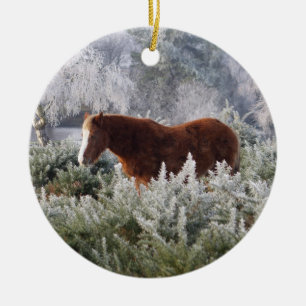 New Forest ponies ornament