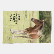 New Forest Pony Foal tea towel