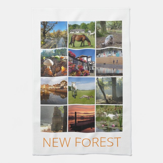 New Forest Tea Towel (Vertical)