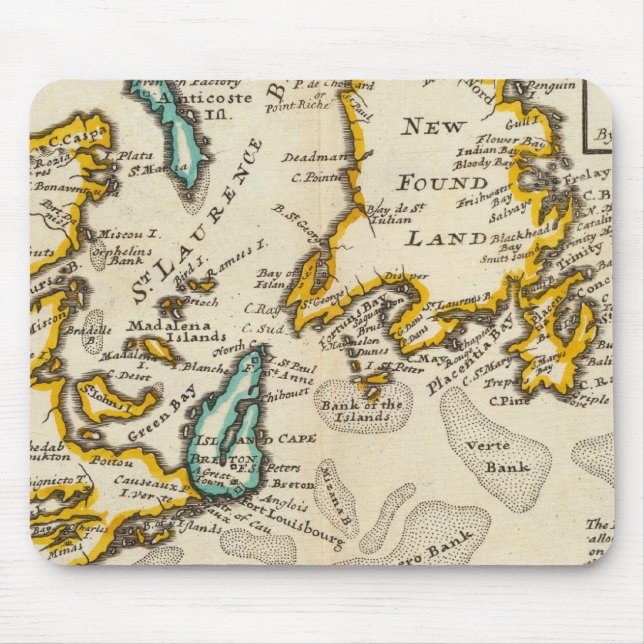 New Found Land, St Laurence Bay, Acadia Mouse Mat (Front)