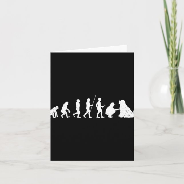 New Foundland Shirt Men Women New Foundland Dog Mo Card (Front)