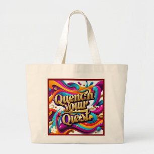 "New Frontiers Await" Large Tote Bag