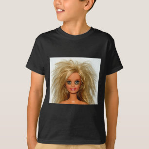 New funny distressed blonde doll face meme T-Shirt