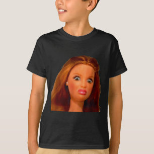 New funny distressed doll face meme T-Shirt