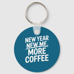 New Funny More Coffee Caffeine Addict Saying Key Ring