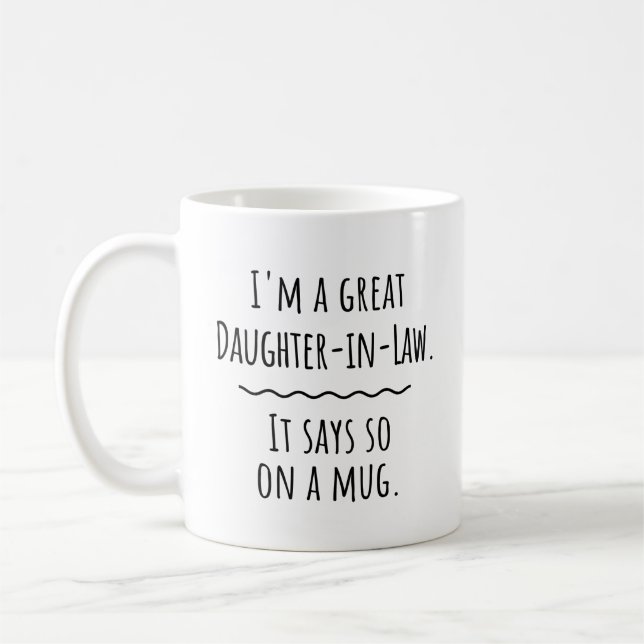 New Future Daughter in Law Bridal Shower Coffee Mug (Left)