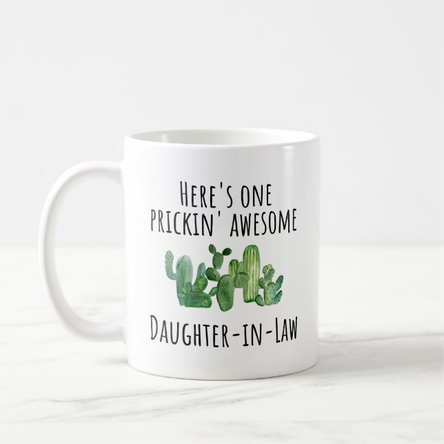 New Future Daughter in Law Gift Bridal Shower Coffee Mug (Left)