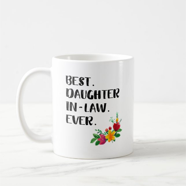 New Future Daughter in Law Gift Bridal Shower Coffee Mug (Left)