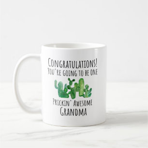 New Future Grandma Grandmother Reveal Announcement Coffee Mug