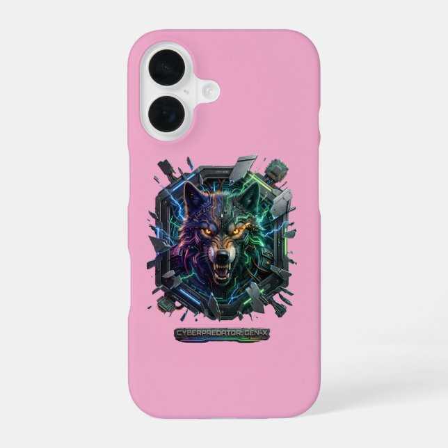 New Futuristic Robotic Predator  iPhone 16 Case (Back)