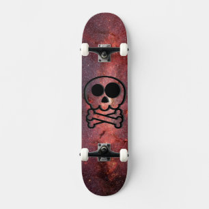 NEW - Galaxy Cartoon Skull Skateboard