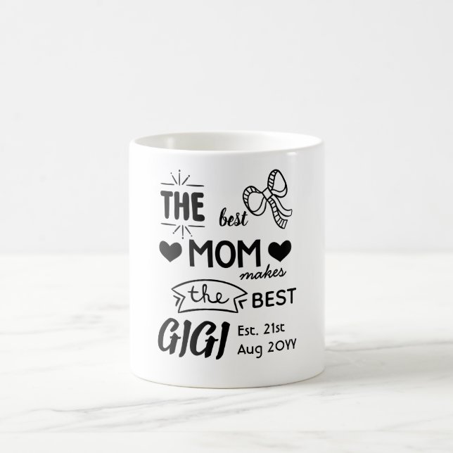 NEW GIGI MUG - Personalised for Grandma, Nana, (Center)