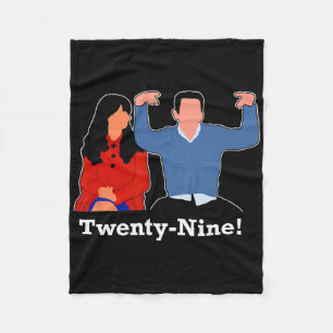 New Girl 29 I'm Feelin' Twenty Nine Happy Birthday Fleece Blanket