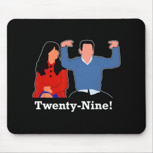 New Girl 29 I'm Feelin' Twenty Nine Happy Birthday Mouse Mat