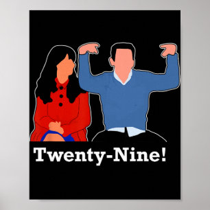 New Girl 29 I'm Feelin' Twenty Nine Happy Birthday Poster