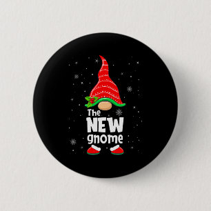 New Gnome Matching Family Group Christmas Party Pa 6 Cm Round Badge