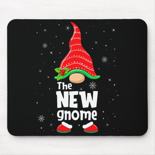New Gnome Matching Family Group Christmas Party Pa Mouse Mat (Front)