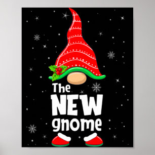 New Gnome Matching Family Group Christmas Party Pa Poster