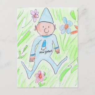 new gnome postcard