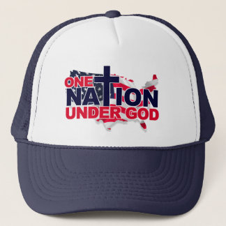 NEW! God and Country USA Trucker Hat