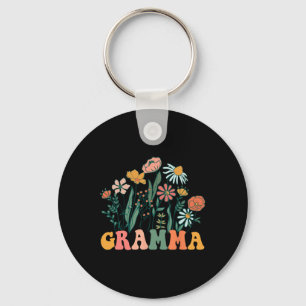 New Gramma Wildflower First Birthday &amp; Baby Sh Key Ring