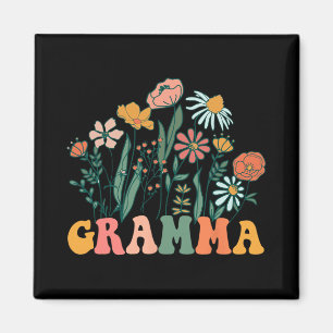 New Gramma Wildflower First Birthday &amp; Baby Sh Magnet