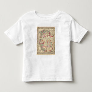 New Granada, Venezuela, Guiana Map by Mitchell Toddler T-Shirt