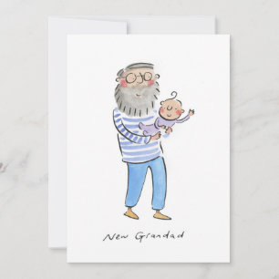 New Grandad Invitation