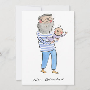 New Grandad Invitation