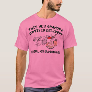 New Granddaughter - New Grandpa T-Shirt