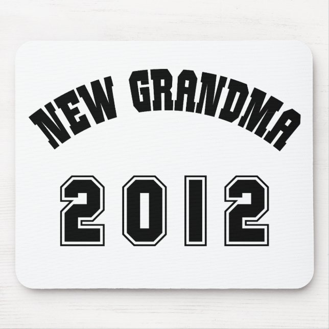 New Grandma 2012 Mouse Mat (Front)