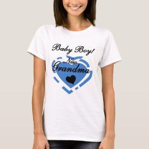 New Grandma Baby Boy Tshirts and Gifts