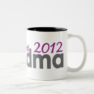 New Grandma established 2012 Two-Tone Coffee Mug