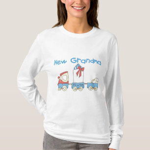 New Grandma of Boy-Train Tshirts and Gifts