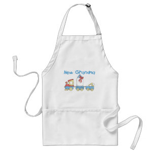 New Grandma of Boy-Train Tshirts and Gifts Standard Apron