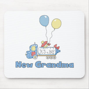 New Grandma of Boy Truck Tshirts and Gifts Mouse Mat