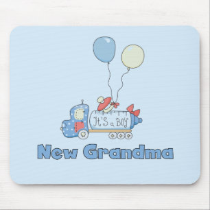 New Grandma of Boy Truck Tshirts and Gifts Mouse Mat