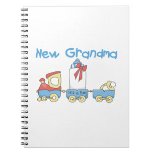 New Grandma-Train Gifts Notebook