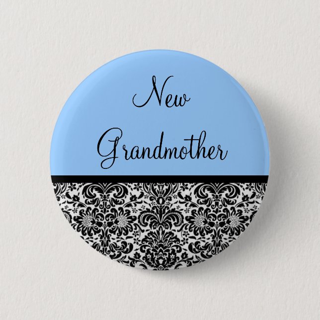 New Grandmother 6 Cm Round Badge (Front)