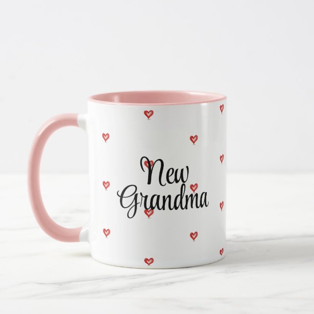 New Grandmother Gift, We Love You Granny, Grandma Mug (Left)