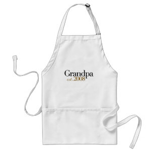 New Grandpa Est 2008 Standard Apron