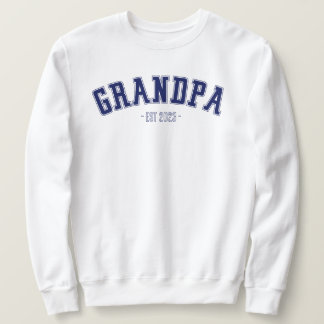 New Grandpa Fathers day gift Grandfather  Sweatshirt