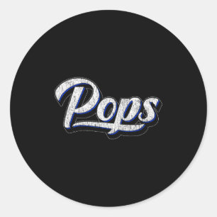 New Grandpa Gift For Dad Called Ps  Classic Round Sticker