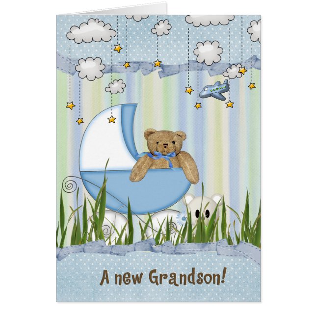 New Grandson Teddy Bear (Front)