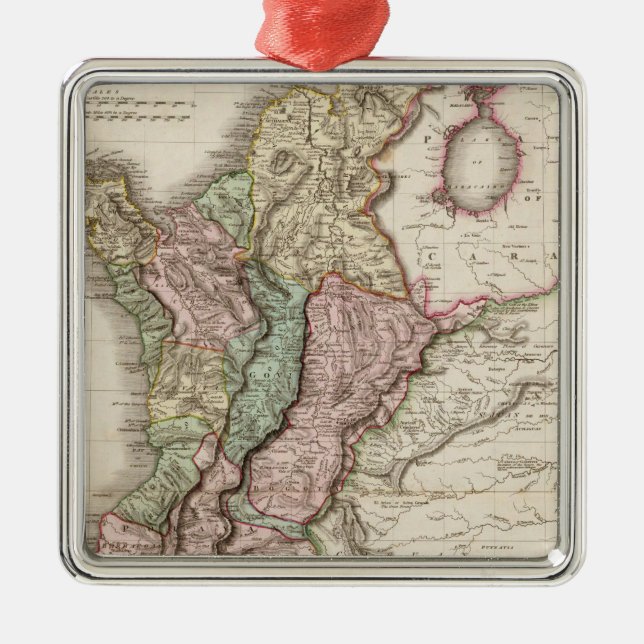 New Grenada Metal Tree Decoration (Front)