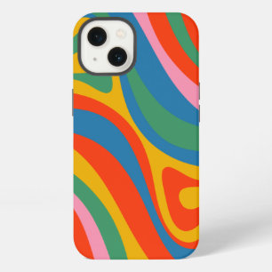 New Groove Colourful Retro Rainbow Trippy Abstract iPhone 13 Case